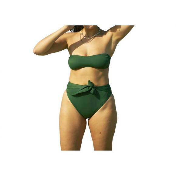NEW OLIVE SURF the mel bikini top in dirty martini - Picture 1 of 2
